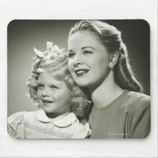Mother and Daughter Mouse Mat