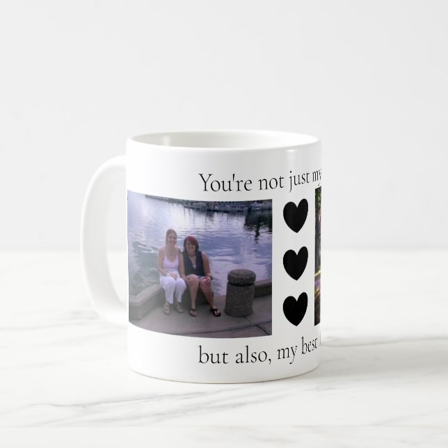 Mother and Daughter Photo  Coffee Mug (Front Left)