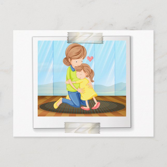 Mother and daughter postcard (Front)