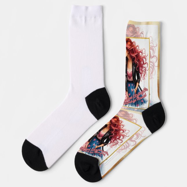 Mother and Daughter Socks (Left)