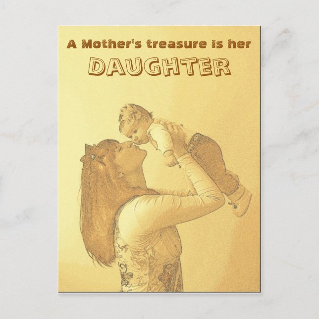 Mother and Daughter treasure postcard (Front)