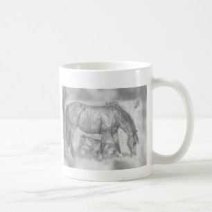 Mother and Foal Coffee Mug