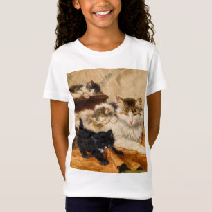 Mother and Her Kittens T-Shirt