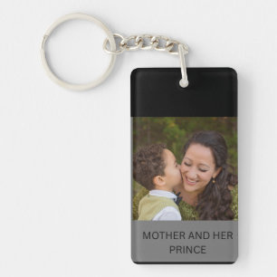 MOTHER AND HER PRINCE KEY RING