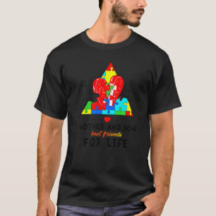 Mother And Son Best Autistic Friend For Life Autis T-Shirt