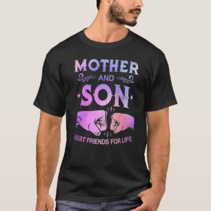 Mother And Son Best Friends For Life Mum T-Shirt