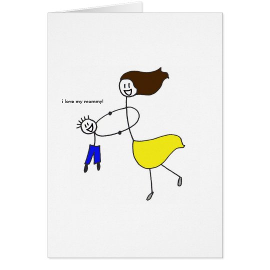 Mother and Son Card