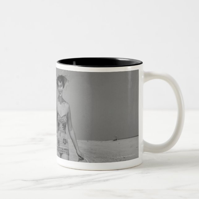 Mother and Son Two-Tone Coffee Mug (Right)