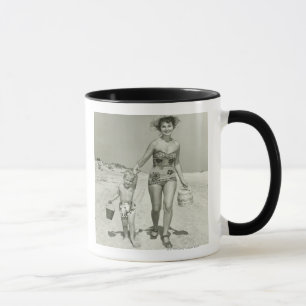 Mother and Son Walking Mug