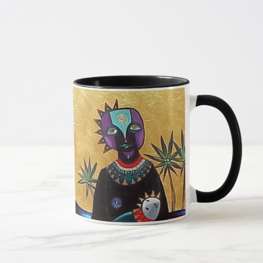 Mother and Sun by Gregory Gallo Mug