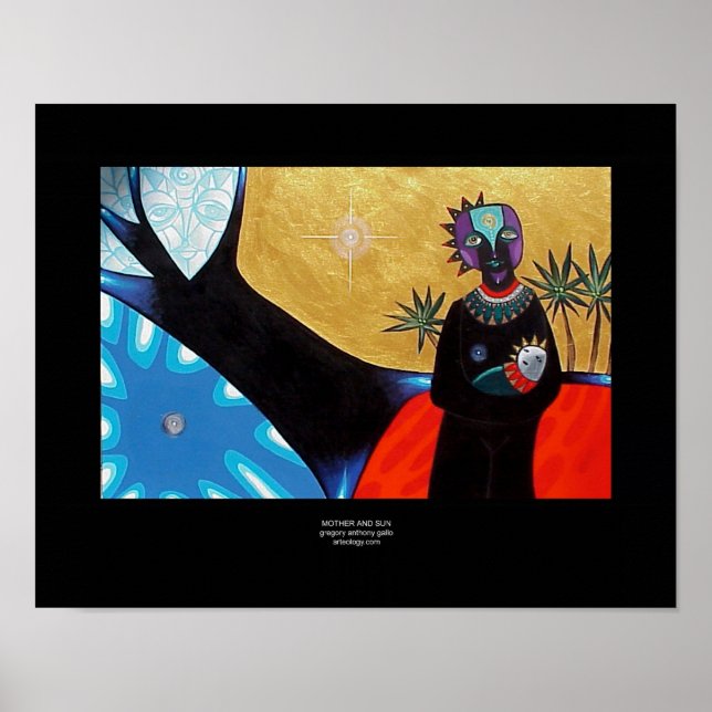 Mother and Sun by Gregory Gallo Poster (Front)
