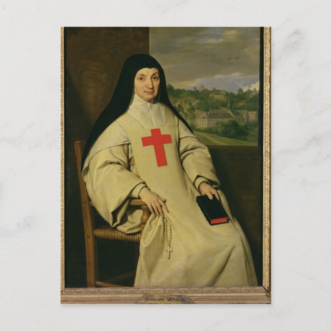 Mother Angelique Arnauld  Abbess Postcard (Front)