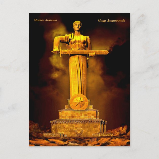 Mother Armenia Holiday Postcard (Front)