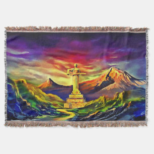 Mother Armenia Throw Blanket