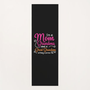 Mother Art A Mom And A Great Grandma Yoga Mat