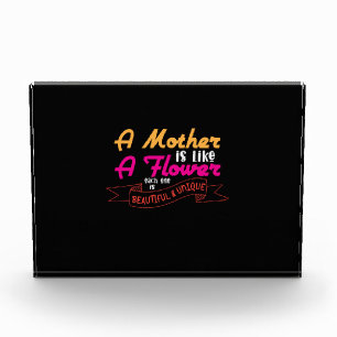 Mother Art A Mother Is Like A Flower Photo Block