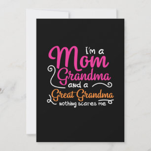 Mother Art A Mum And A Great Grandma Holiday Card