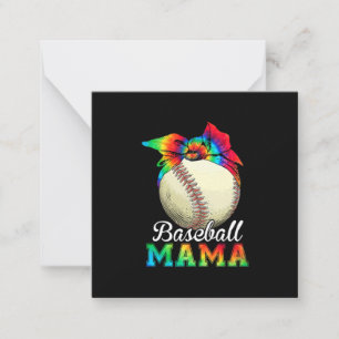 Mother Art Baseball Mama Birthday Card