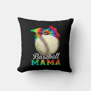 Mother Art Baseball Mama Birthday Cushion