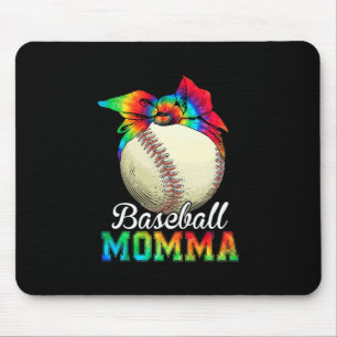 Mother Art Baseball Momma Birthday Mouse Mat