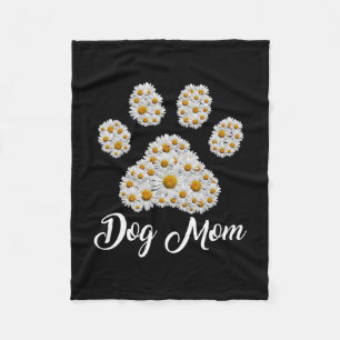 Mother Art Best Dog Mum Ever Birthday Fleece Blanket