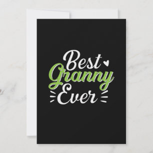 Mother Art Best Granny Ever Holiday Card