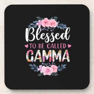 Mother Art Blessed To Be Called Gamma Birthday Coaster