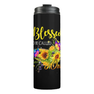 Mother Art Blessed To Be Called Oma Sunflower Thermal Tumbler