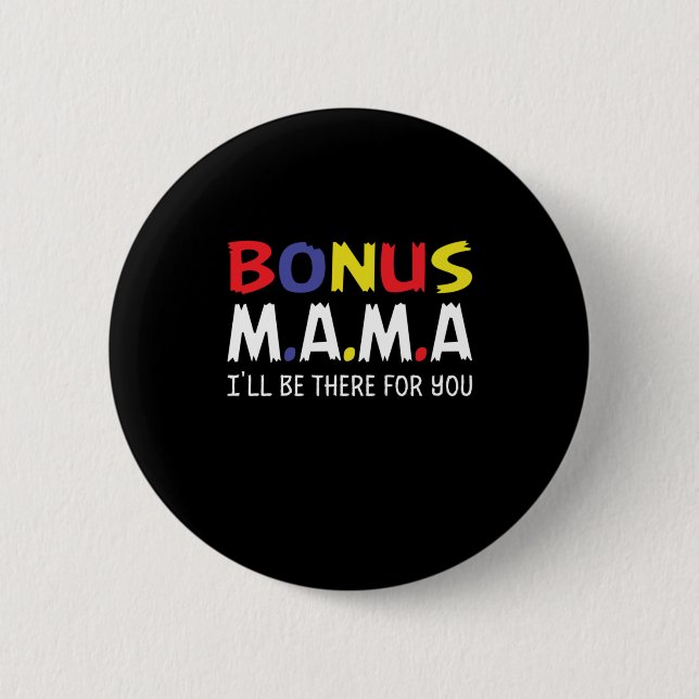 Mother Art Bonus Mama 6 Cm Round Badge (Front)