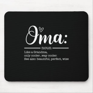 Mother Art Cute Oma Definition Birthday Mouse Mat