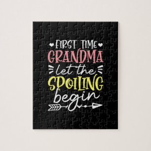 Mother Art First Time Grandma Birthday Jigsaw Puzzle