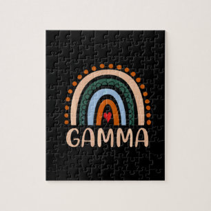 Mother Art Gamma Rainbow Grandma Cute Birthday Jigsaw Puzzle