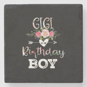 Mother Art Gigi Of A Birthday Boy Birthday Stone Coaster