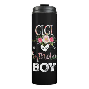 Mother Art Gigi Of A Birthday Boy Birthday Thermal Tumbler