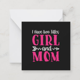 Mother Art Girl And Mum Card