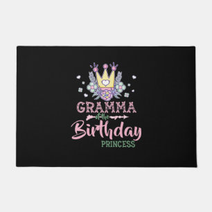 Mother Art Gramma Of The Birthday Princess Xmas Doormat