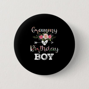 Mother Art Grammy Of A Birthday Boy Birthday 6 Cm Round Badge