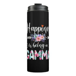 Mother Art   Happiness Is Being A Gamma Birthday Thermal Tumbler