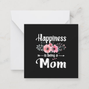 Mother Art Happiness Is Being A Mum Birthday Card