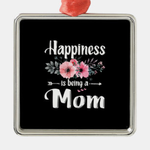 Mother Art   Happiness Is Being A Mum Birthday Metal Tree Decoration
