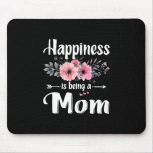 Mother Art   Happiness Is Being A Mum Birthday Mouse Mat