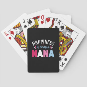 Mother Art Happiness Is Being A Nana Playing Cards