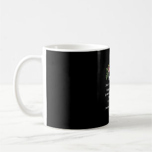 Mother Art   Honey Grandma Floral Definition Xmas Coffee Mug