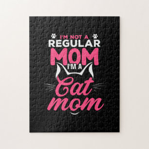 Mother Art I Am A Cat Mum Jigsaw Puzzle