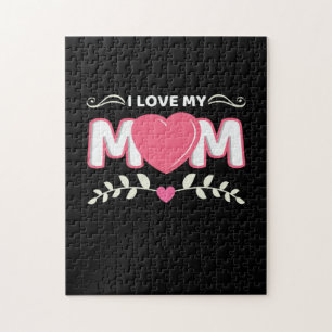 Mother Art I Love My Mum Jigsaw Puzzle