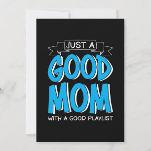 Mother Art Just A Good Mom Holiday Card