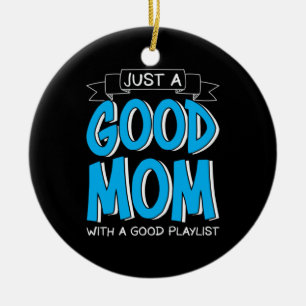 Mother Art Just A Good Mum Ceramic Tree Decoration