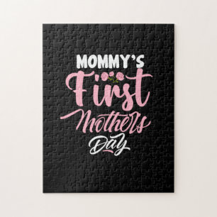 Mother Art Mommy's First Mother Day Jigsaw Puzzle