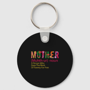 Mother Art Mother Flower Definition Key Ring