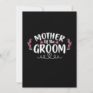 Mother Art Mother Of The Groom Invitation